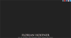 Desktop Screenshot of florian-hoefner.com